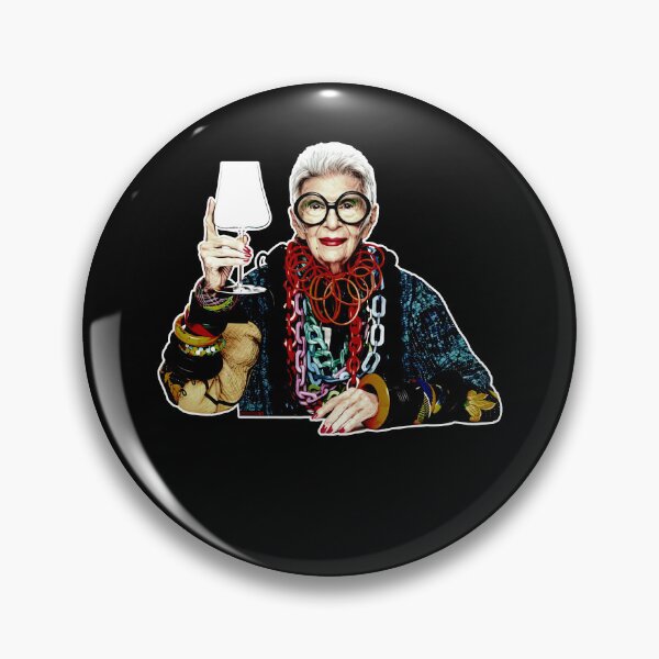 Item preview, Iris apfel funny cartoon designed and sold by OrlandoUnique.