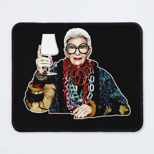 Item preview, Iris apfel funny cartoon designed and sold by OrlandoUnique.