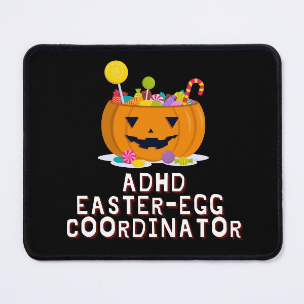 Item preview, ADHD - Easter Egg Coordinator - Trick or Treat Pumpkin Candy Basket - Light on Dark designed and sold by TheBerriesADHD.
