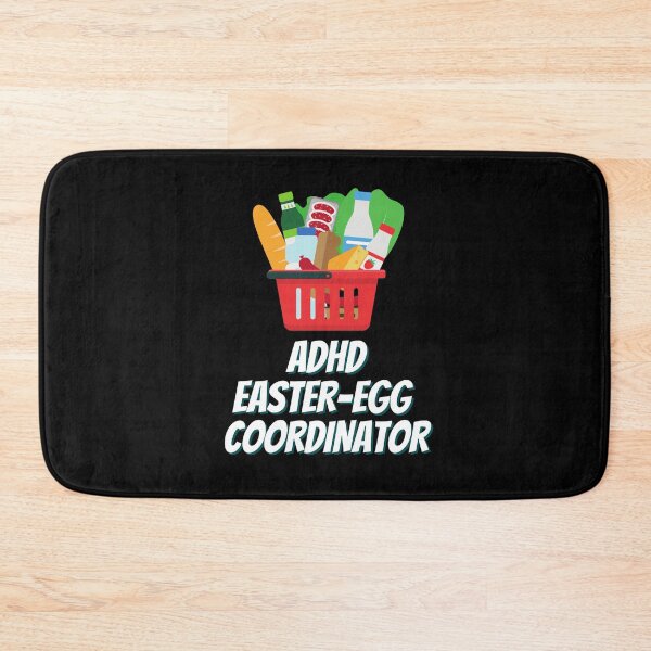 Item preview, ADHD - Easter Egg Coordinator - Shopping Basket - Light on Dark designed and sold by TheBerriesADHD.