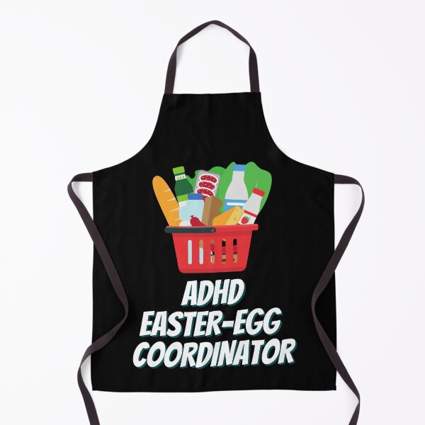 Item preview, ADHD - Easter Egg Coordinator - Shopping Basket - Light on Dark designed and sold by TheBerriesADHD.