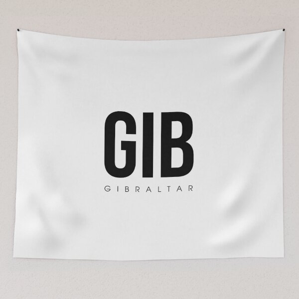 Item preview, GIB - Gibraltar Airport Code designed and sold by CartoCreative.