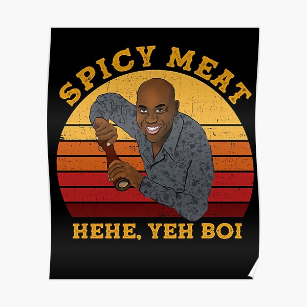 "Ainsley Harriott Spicy Meat Hehe Yeh Boi" Poster for Sale by VWKLAS