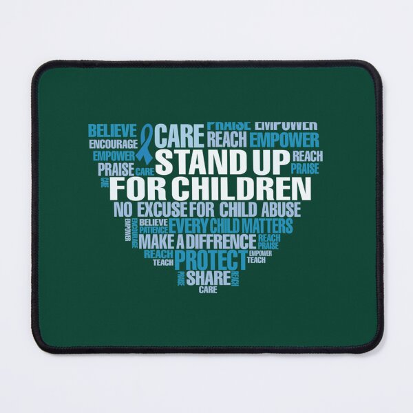 Item preview, Child Abuse Prevention Support Word Cloud designed and sold by LoveParadise88.