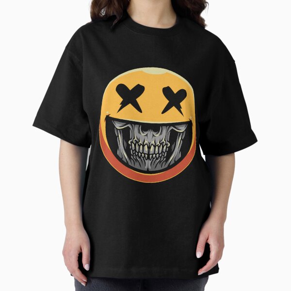 Item preview, smiley skeleton emoji designed and sold by wergamood.