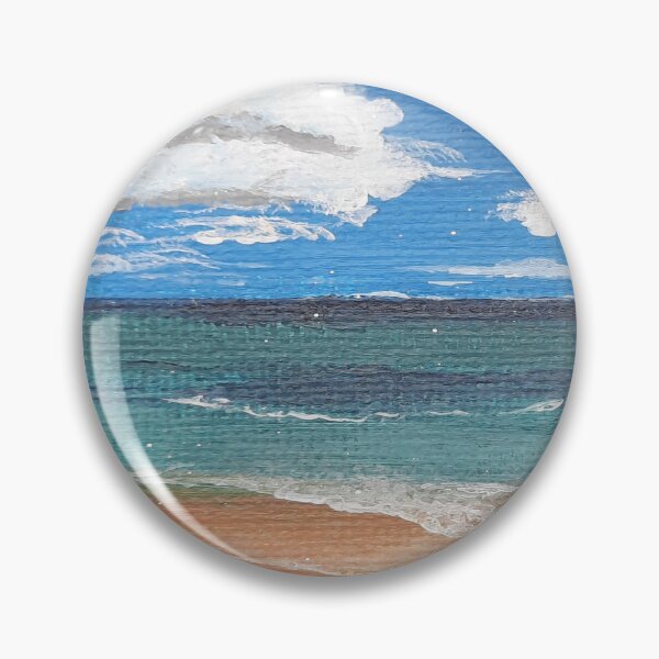 Item preview, The Netherlands Dutch Seascape View Artwork, In Holland Lowtide Blue Beachscape, Gift For the Outdoor and Activity-Loving Mom designed and sold by DiensDesign.