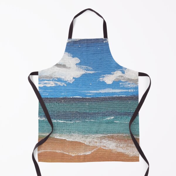 Item preview, The Netherlands Dutch Seascape View Artwork, In Holland Lowtide Blue Beachscape, Gift For the Outdoor and Activity-Loving Mom designed and sold by DiensDesign.