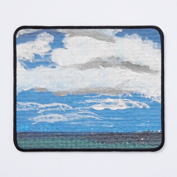 Item preview, The Netherlands Dutch Seascape View Artwork, In Holland Lowtide Blue Beachscape, Gift For the Outdoor and Activity-Loving Mom designed and sold by DiensDesign.