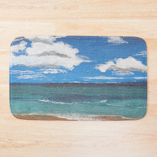 Item preview, The Netherlands Dutch Seascape View Artwork, In Holland Lowtide Blue Beachscape, Gift For the Outdoor and Activity-Loving Mom designed and sold by DiensDesign.