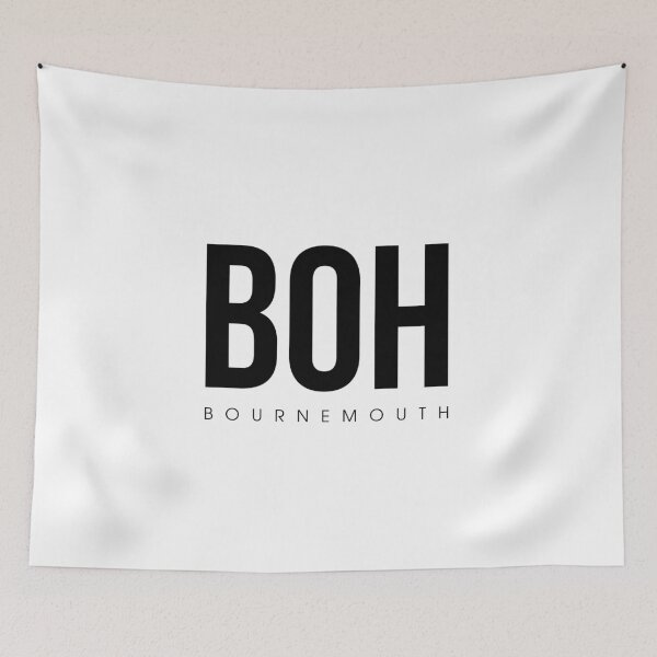 Aperçu de l'œuvre BOH - Bournemouth Airport Code créée et vendue par CartoCreative.