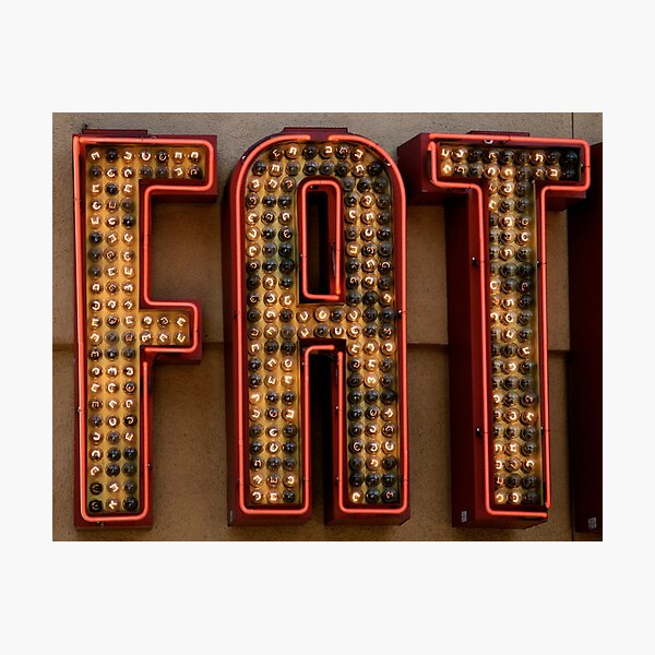 Item preview, just FAT (2010) designed and sold by broocee.
