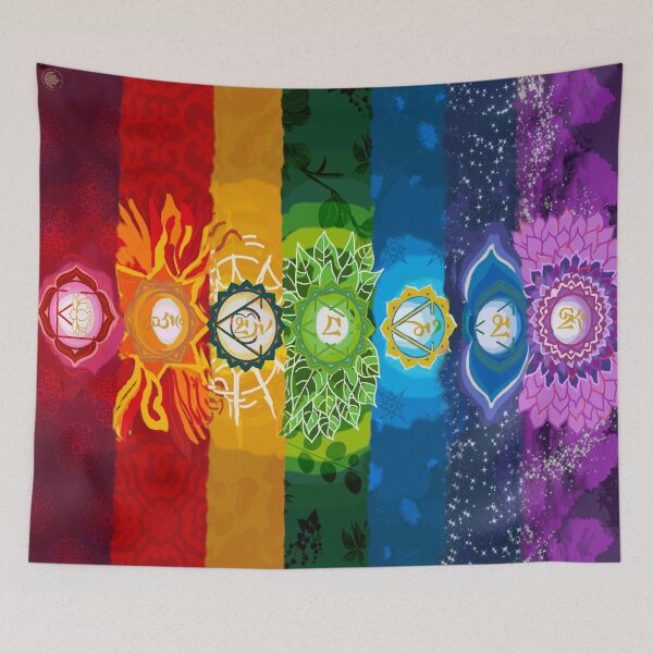 Item preview, Healing Chakra Blanket designed and sold by Lunaticrafts.