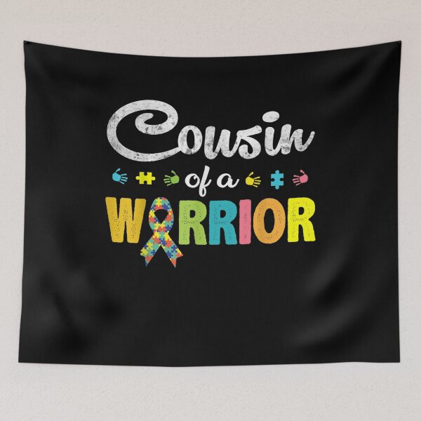 Item preview, Cousin of a Warrior Autism Awareness for Im A Proud Cousin, Graphic Trending Unisex designed and sold by AlalaStore.