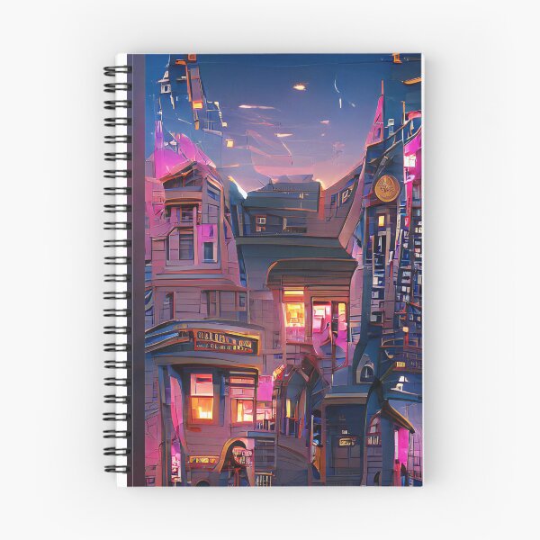 Aperçu de l'œuvre Ville de nuit créée et vendue par Angrypuncake.