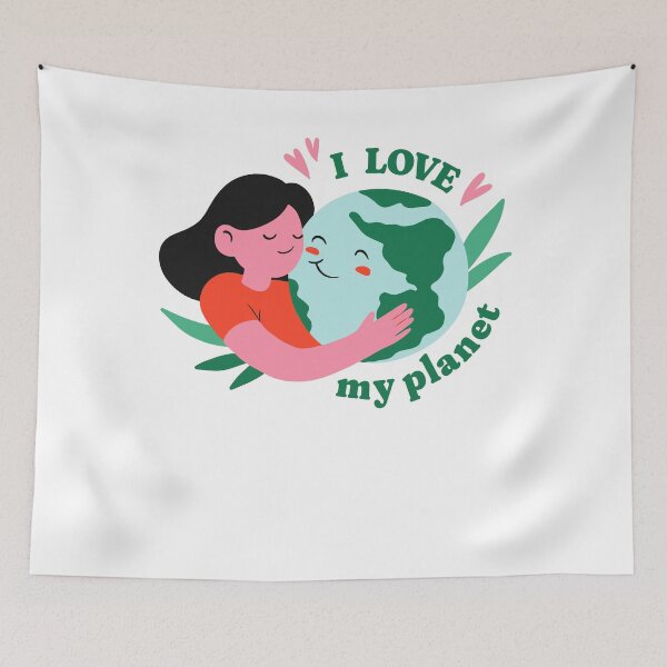 Item preview, Earth Day, I Love My Planet Pro Environment Nature designed and sold by Fabvity.