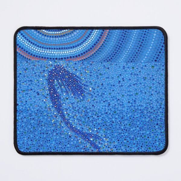 Item preview, Dot Painted Happy Mermaid Illustration designed and sold by Chloe Nyiri.