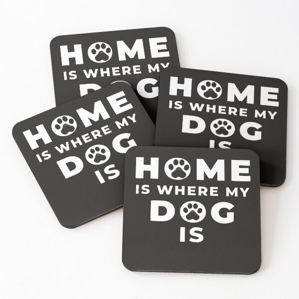 Item preview, Home is where my dog is, dog lover, pet dog  designed and sold by Dressculture.