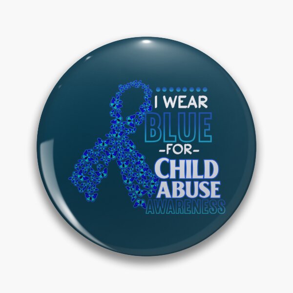 Item preview, I Wear Blue For Child Abuse Awareness  Child Abuse Prevention Awareness  Stop Child Abuse  Peace  designed and sold by LoveParadise88.
