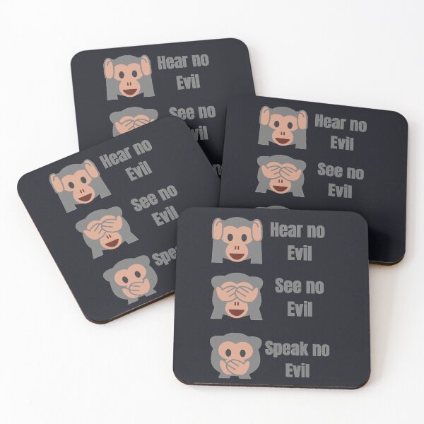 Item preview, Hear no Evil, See no Evil, Speak no Evil, designed and sold by Splendourlane.