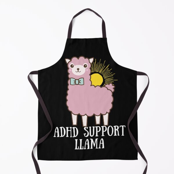 Item preview, ADHD - ADHD Support Llama - Light on Dark designed and sold by TheBerriesADHD.