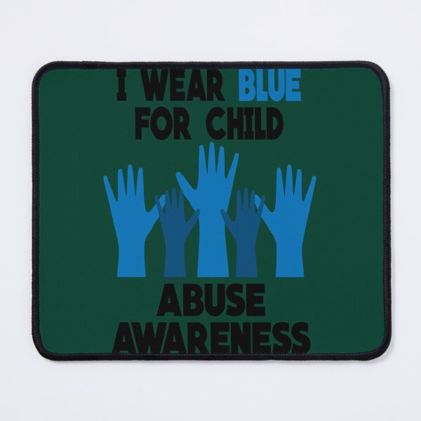 Item preview, I Wear Blue For Child Abuse Awareness unicorn - Social Worker designed and sold by LoveParadise88.