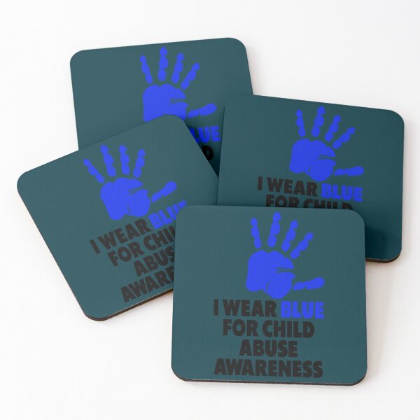 Item preview, I Wear Blue For Child Abuse Awareness unicorn - Social Worker     designed and sold by LoveParadise88.