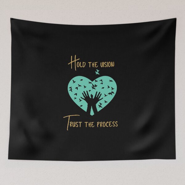 Item preview, Hold the vision, trust the process designed and sold by RedTomasB.