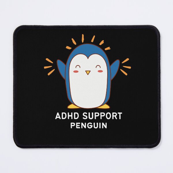 Item preview, ADHD - ADHD Support Penguin - Light on Dark designed and sold by TheBerriesADHD.