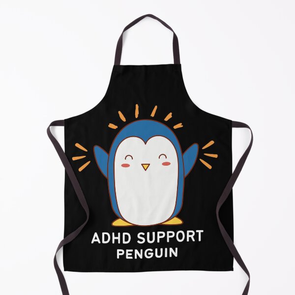 Item preview, ADHD - ADHD Support Penguin - Light on Dark designed and sold by TheBerriesADHD.
