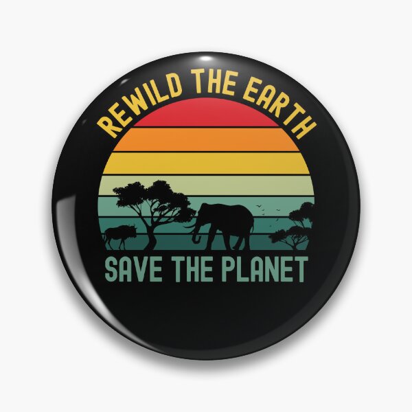 Item preview, Earth Day, Rewild The Earth Save The Planet Nature designed and sold by Fabvity.