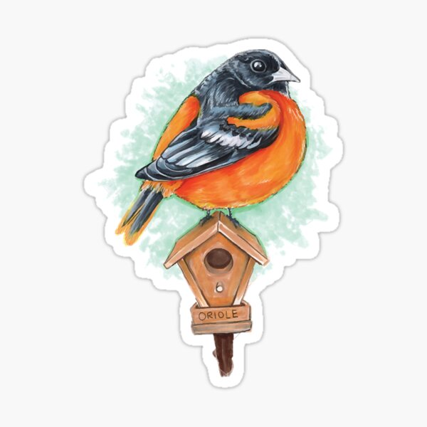 Item preview, Beautiful Oriole Bird  designed and sold by JustinRive7408.
