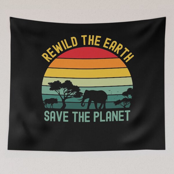 Item preview, Earth Day, Rewild The Earth Save The Planet Nature designed and sold by Fabvity.