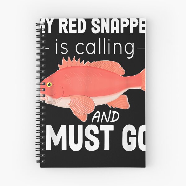 Item preview, Mi pargo rojo está llamando y debo ir a Funny Fish designed and sold by KimberleighFau.