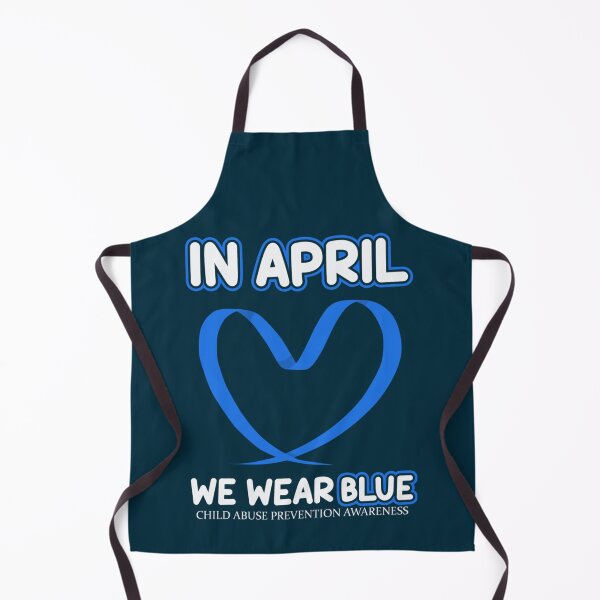 Item preview, In April We Wear Blue Child Abuse Prevention Awareness Stop Child Abuse Child Protection Class designed and sold by LoveParadise88.