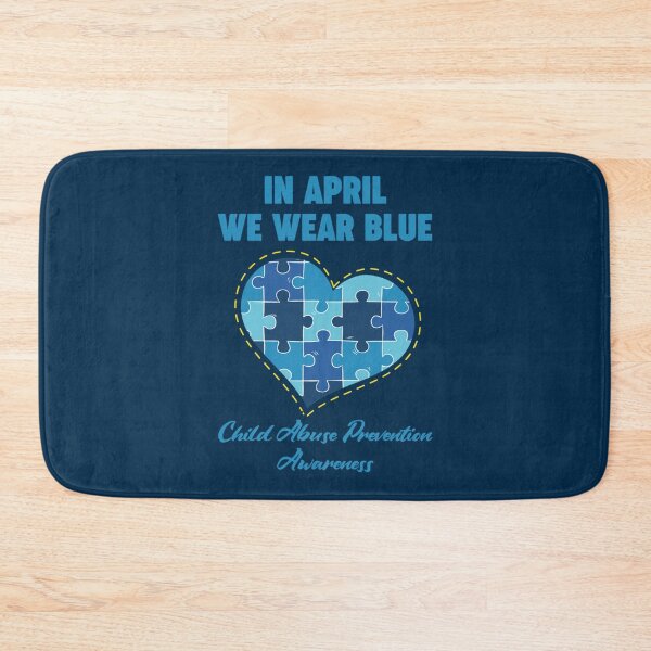 Item preview, In April We Wear Blue Child Abuse Prevention Awareness Domestic Violence Awareness   designed and sold by LoveParadise88.