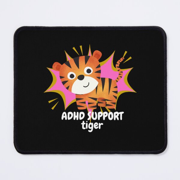 Item preview, ADHD - ADHD Support Tiger - Light on Dark designed and sold by TheBerriesADHD.