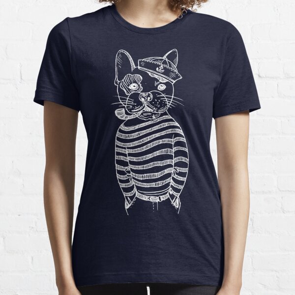 Salty Sea Cat T-Shirts for Sale