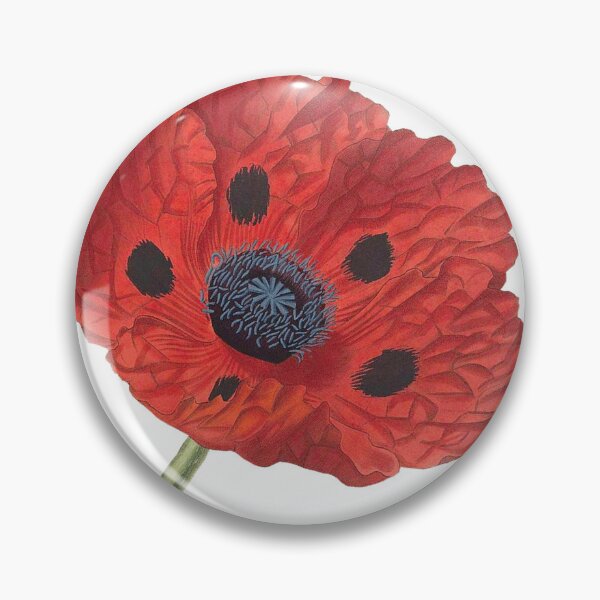 Item preview, Red poppy flower designed and sold by mubeepixels.