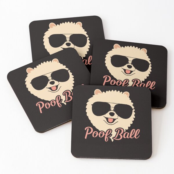 Item preview, Poof Ball Pomeranian Pommy Pom Poland Toy Dog German Spitz designed and sold by TomGiantDesigns.
