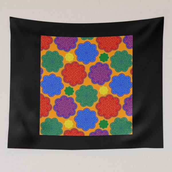 Item preview, Gay Pride Flowers Varied Speckled Flower Pattern Sleeveless Top designed and sold by koskiemjbelz.