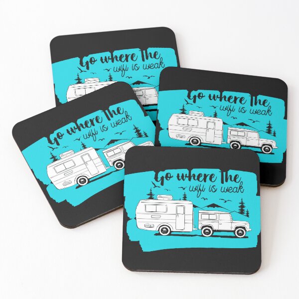 Item preview, Go where the wifi is weak - fun camping with my van, simple design, compact design designed and sold by GeradoSadow.