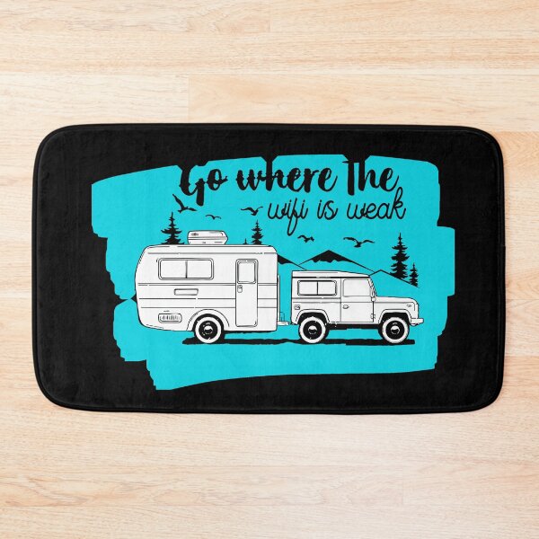 Item preview, Go where the wifi is weak - fun camping with my van, simple design, compact design designed and sold by GeradoSadow.