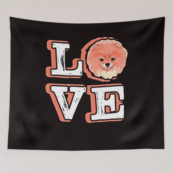 Item preview, Love Pomeranian Puppy Pommy Pom German Spitz Poland Toy Dog designed and sold by TomGiantDesigns.