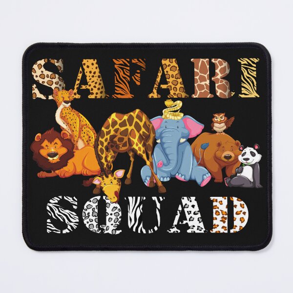 Item preview, Safari Squad Vacation Summer Zoologist Animals Jungle Trip designed and sold by PuPPuB.