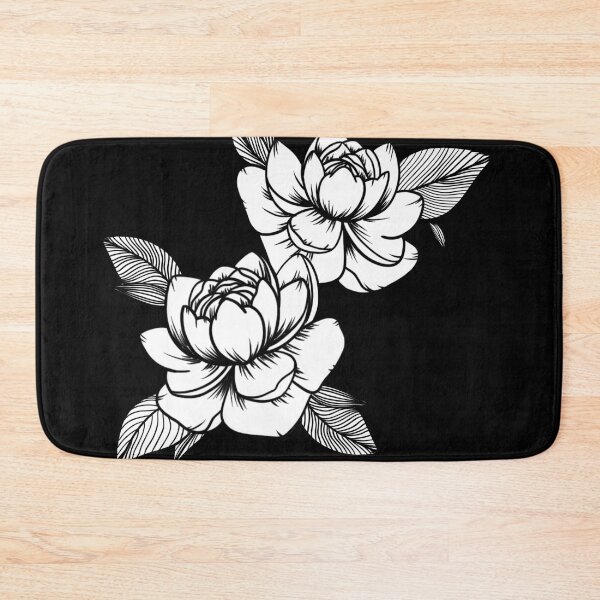 Item preview, Japanese flowers pattern, traditionnal peony design - peony tattoo inspiration designed and sold by shodark.