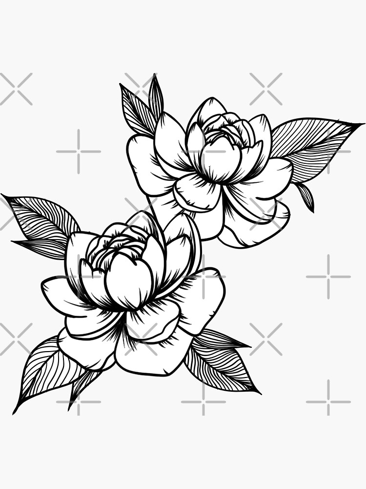 Japanese Flower Tattoo Vector Art Icons and Graphics for Free Download