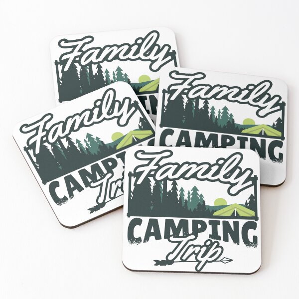 Item preview, Family camping trip - trip with family and friend, simple design designed and sold by GeradoSadow.
