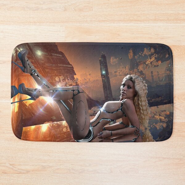 Item preview, Fantasy Android Woman designed and sold by OverburyArt.