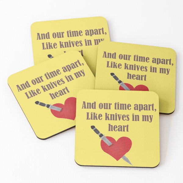Item preview, And our lime apart,Like knives in my heart designed and sold by FalconLifeStore.