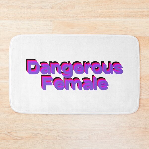 Item preview, Dangerous Female Retro designed and sold by WaterClimber.